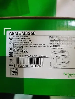 Buy  Electric A9MEM3250 Energy Meter IEM3250 3P, 5A, Modbus RTU 9.6, LCD • 342$