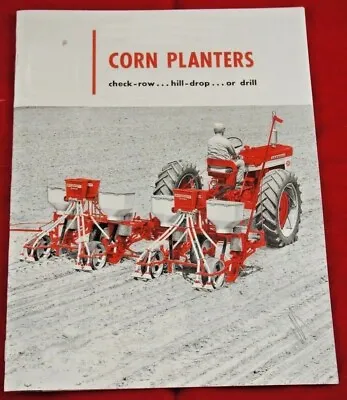 Buy IH McCormick Corn Planters Dealer Brochure Check Row Hill Drop Drill Trailing • 14.50$