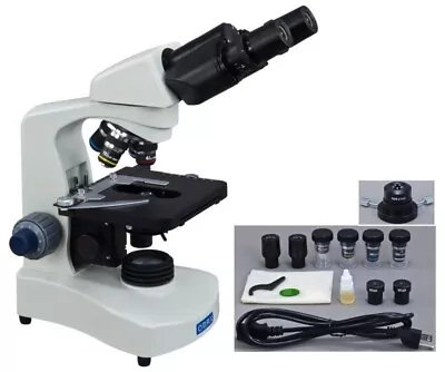 Buy 40X-2000X Dry Darkfield Binocular Compound LED Microscope Reversed Nosepiece • 428.99$