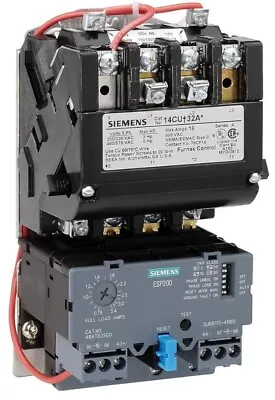 Buy Siemens 14BUC32AD Heavy Duty Motor Starter, Solid State Overload • 229.99$