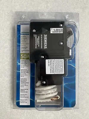 Buy Siemens QF250AP 50-Amp 2 Pole 240-Volt Ground Fault Circuit Interrupter Breaker • 69.99$