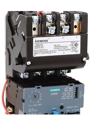 Buy Siemens 14duc32aa Nema Size 1 Starter W/esp200 Solid State Overload Relay • 595$
