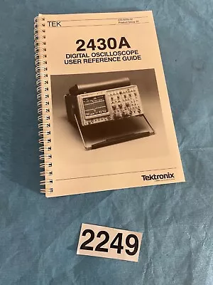 Buy Tektronix 2430A Digital Oscilloscope User Reference Guide 070-6339-02, Paper • 14.99$