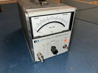 Buy HP Hewlett Packard 3400A RMS Voltmeter Full Scale 10 Hz - 10 MHz - Tested Read • 95$