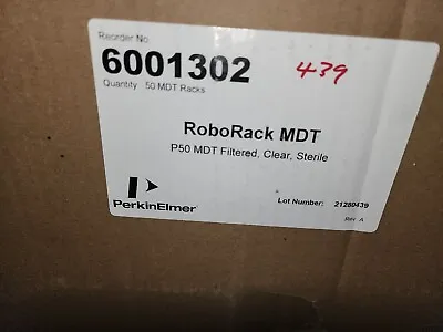 Buy Perkin Elmer 6001294 RoboRack MDT P50 50µL JANUS G3 Pipette Tips Qty=4,800 • 689.99$