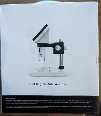 Buy Elikliv Digital Microscope 1000X USB Coin Microscope 4.3  LCD Screen Soldering • 35$