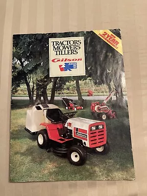 Buy Montgomery Ward Gilson 1982 Color Farm Catalog Lawn Garden Mower Tractor Tiller • 11.99$