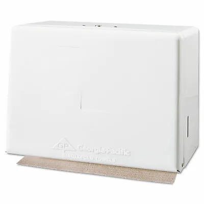 Buy Georgia Pacific Singlefold Towel Dispenser Steel 11 5/8w X 6 5/8d X 8 1/8h White • 31.92$