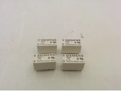 Buy Siemens V23105-a5001-a201 Axicom Relays, 5v Dc (lot Of 4) Nib • 16.95$