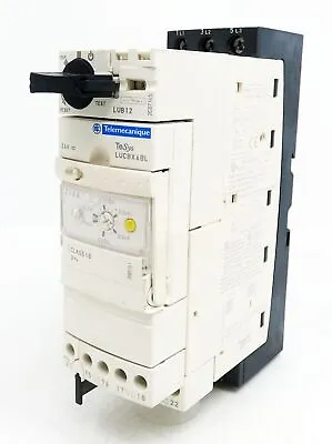 Buy Telemecanique Schneider Electric LUB12 Basic Device + LUCBX6BL Motor Starter -used- • 45.18$