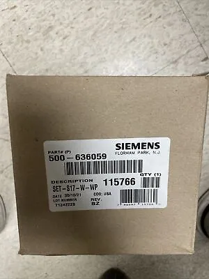 Buy SIEMENS SET-CS17-W-WP-ALERT White Weatherproof Speaker Strobe NIB • 75$