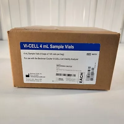 Buy Beckman Coulter 383721 Vi-Cell 4mL Sample Vials Plastic CNTR Analyzer 480/case • 29.99$