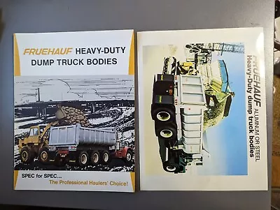 Buy Vintage Fruehauf Heavy Duty Dump Truck Bodies Brochure  • 15.30$