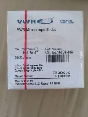 Buy VWR VistaVision HistoBond Microscope Slides #16004-408 • 30$