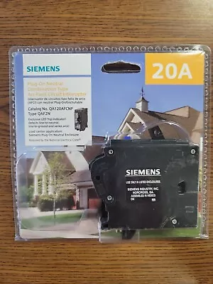 Buy Siemens 20A Plug-On Neutral Combination Type Arc-Fault Circuit Interrupter NEW • 32$