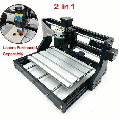 Buy CNC3018 PRO Laser Engraving Machine Laser Cutter Wood Router Milling Cutting • 214.99$