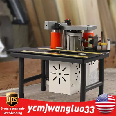 Buy Portable Woodworking Edge Banding Machine Bander Double Side Gluing Machine 15W • 242$