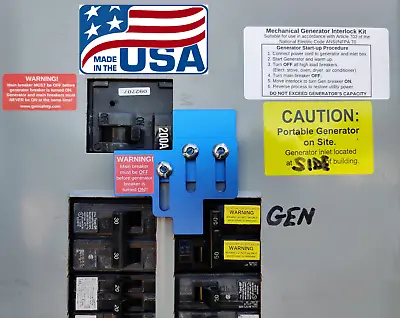 Buy Generator Interlock Kit For Siemens & Murray 150A And 200A Breaker Panels SM200 • 62.77$