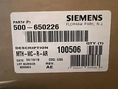 Buy Siemens MTH-MC-R-AR 100506 500-650226 Fire Alarm Horn Strobe Red • 99.99$