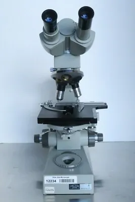 Buy Carl Zeiss Jena Ergaval Vintage Compound Binocular Microscope 10X 40X Objectives • 249.99$