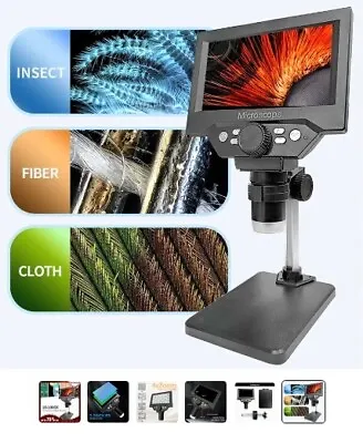 Buy 5.5  LCD Digital Microscope 1000X 1080P Coin • 180$