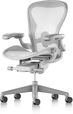 Buy Herman Miller Aeron Chair - Fully Loaded - Fully Adjustable Arm (Aeron V2)  • 1,099$