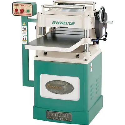 Buy Grizzly G1021X2 15  3 HP Extreme Series Planer W/ Helical Cutterhead • 3,290$