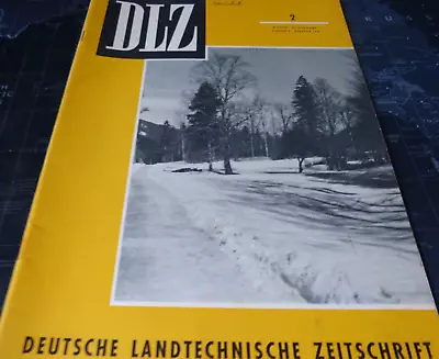Buy DLZ 2/1961 Hanomag C 224/MF/Fendt/Unimog/J.D.Lanz/Deutz/Güldner/Hako/Mengele • 10.68$
