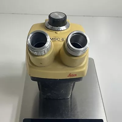Buy Leica Stereo Zoom 4 Microscope Head Only For Parts/ Servicing/ Repair Untested • 24.99$