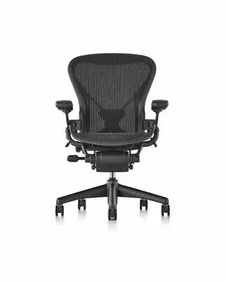 Buy Herman Miller Aeron Office Chair Size B - Graphite • 336$