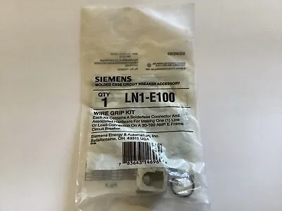 Buy Genuine SIEMENS LN1-E100 Wire Grip Lug Kit LN1E100 …NEW ! • 7.50$