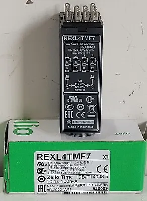 Buy Schneider Electric Plug-In Timing Relay REXL4TMF7 • 49.99$