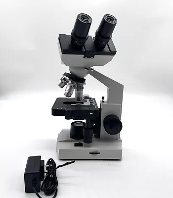 Buy OMAX 40X-2000X Binocular Compound LED Microscope W/ Mechanical Stage • 108$