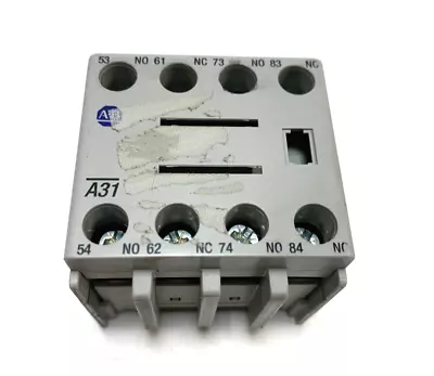 Buy Clean! Allen Bradley 100-F A31 Auxiliary Contact Ser. B 100F - Free Ship • 11.70$