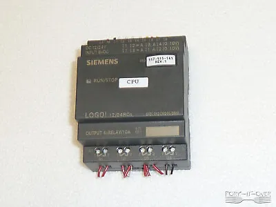 Buy SIEMENS LOGO 6ED1-052-2MD00-0BA6 LOGIC PLC 4x Relay 12/24 • 64.99$