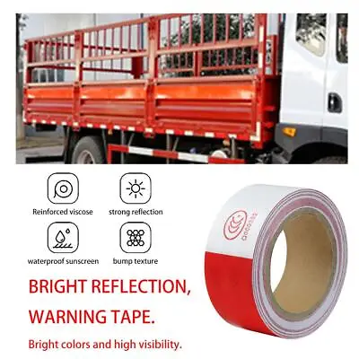 Buy Reflective Trailer Safety Tape Conspicuity Tape Warning Sign Car Truck  2 Inches • 10.99$
