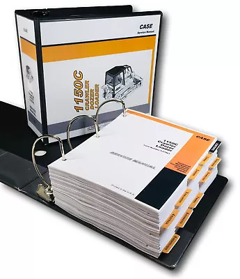 Buy Case 1150C Crawler Loader Bull Dozer Service Technical Manual Repair Shop Binder • 129.97$