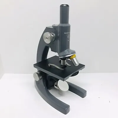 Buy Bausch & Lomb ST Microscope With 10X Eyepiece & 2 Objectives Movie Prop Vintage • 25$