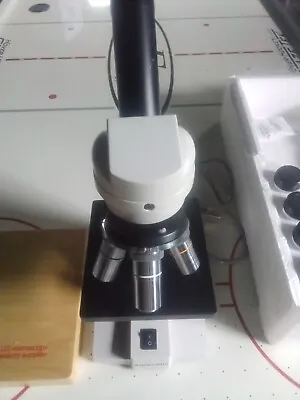 Buy Microscope AmScope M500  40x-1000x W/ 100 Slides • 79$