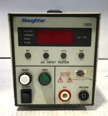 Buy Slaughter 1305 3kV/5mA AC For Production Line Hipot Testing Up To 6kV For Repair • 139.99$