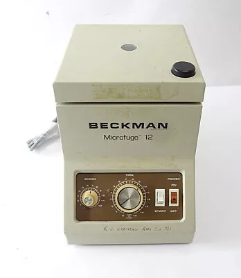 Buy Beckman Microfuge 12 Tabletop Centrifuge - Tested! • 103.99$