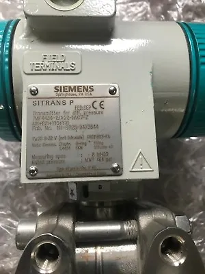 Buy Siemens 7mf4434-1ba22-1ac7-z Sitrans P  Differential Pressure Transmitter • 325$