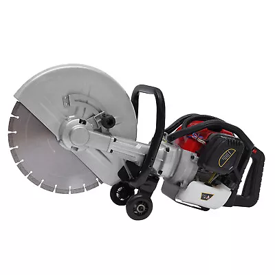 Buy 52cc Gas Powered 2 Stroke Cement Wet Dry Masonry Concrete Cut Off Saw With Blade • 242.25$