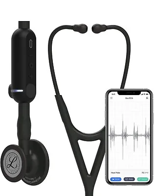 Buy 3M™ Littmann® CORE Digital Stethoscope, Black Chestpiece, Eko , 27 In, 8480 • 265$