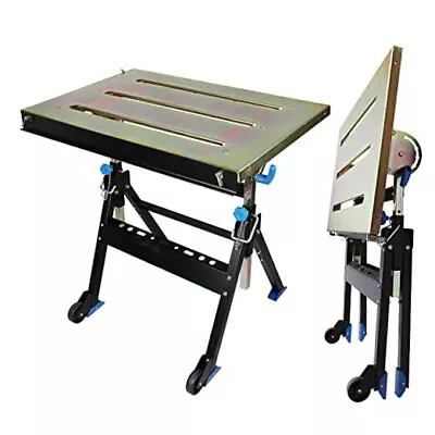Buy Olympia Tools Adjustable Welding Table With Wheels Portable Steel Stand  • 145.39$
