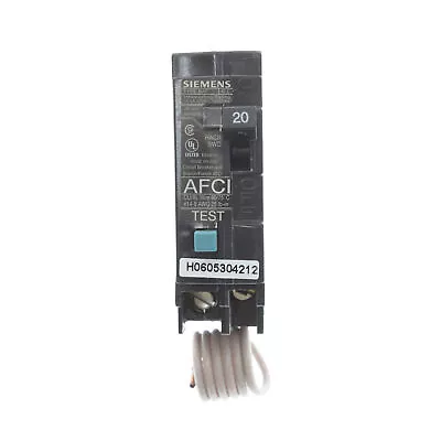 Buy Siemens B120af Arc-fault Circuit Breaker, 1-pole, 20-amp, 120-volt • 92.95$