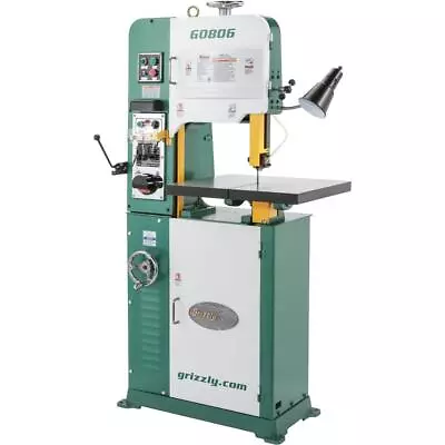Buy Grizzly G0806 14  1-1/2 HP Variable-Speed Vertical Metal-Cutting Bandsaw • 4,180$