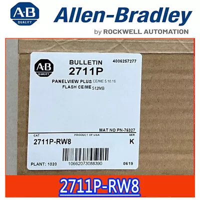Buy Allen Bradley 2711P-RW8 Ser K Touch Screen New Seal Stock Free Shipping • 355$