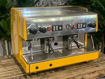 Buy Cma 2 Group Yellow Espresso Coffee Machine Commercial Cafe Cart Mobile Trailer • 2,034.01$