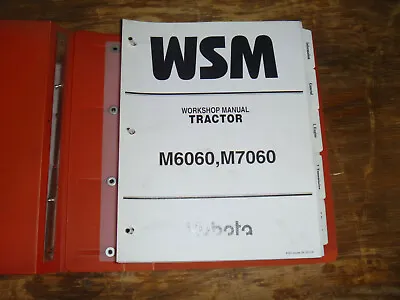 Buy Kubota M6060 M7060 Tractor Shop Service Repair Manual • 167.30$